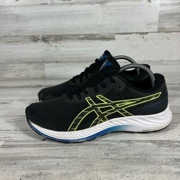 Asics Mens Gel-Excite 9 Running Athletic Shoes Black Hazard Green Size 8.5 - Picture 2 of 8